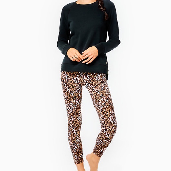 Lilly Pulitzer Chocolate X Onyx My Favorite Spot Weekenders, Medium, NWOT - Picture 2 of 6